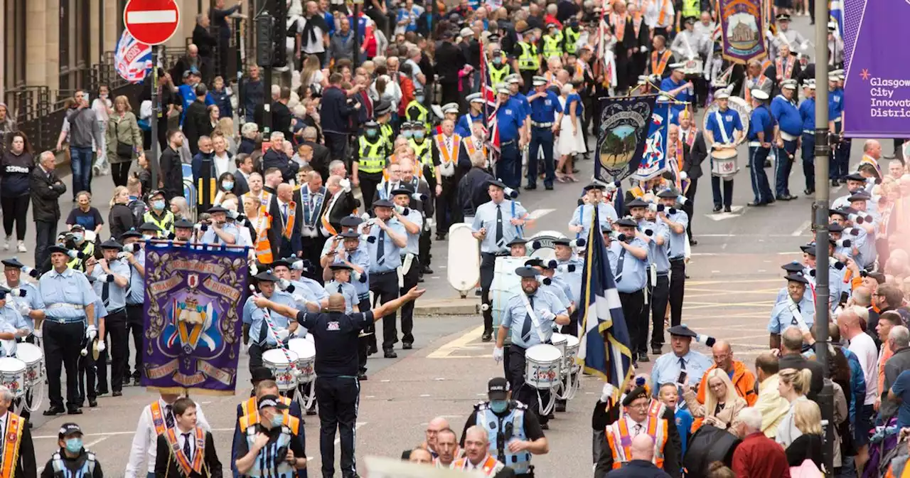 Dozens of Orange & Loyalist walks in Glasgow this weekend as thousands expected