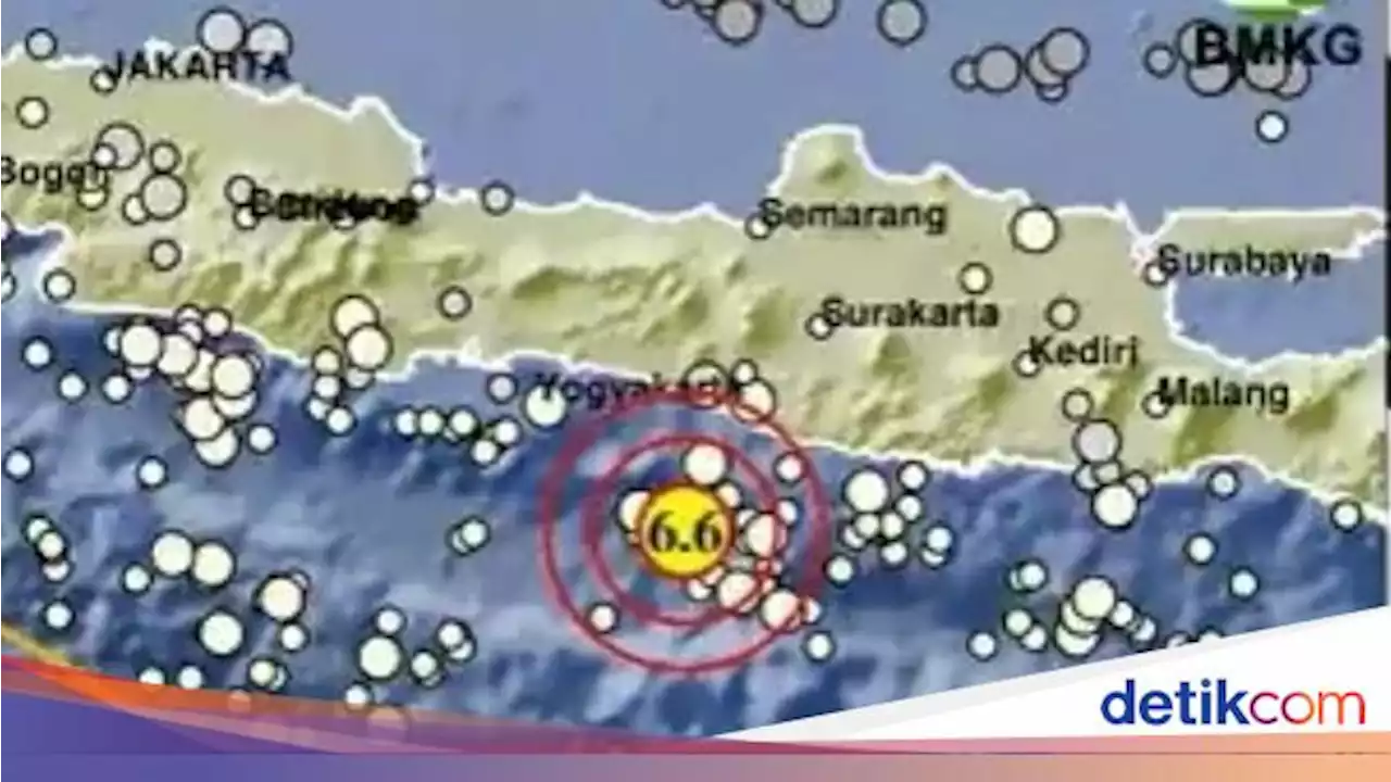 Gempa Bantul M 6,6 Terasa di Jatim