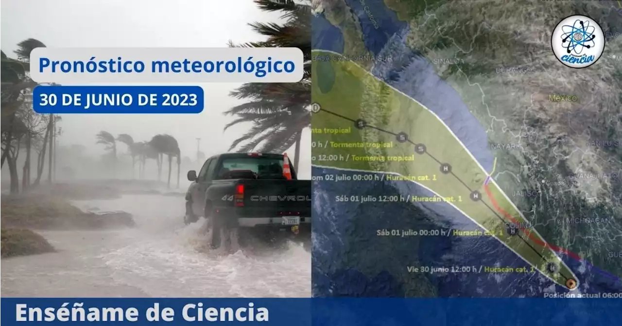 Pronóstico meteorológico hoy: Los estados que recibirán lluvias torrenciales por “Beatriz”