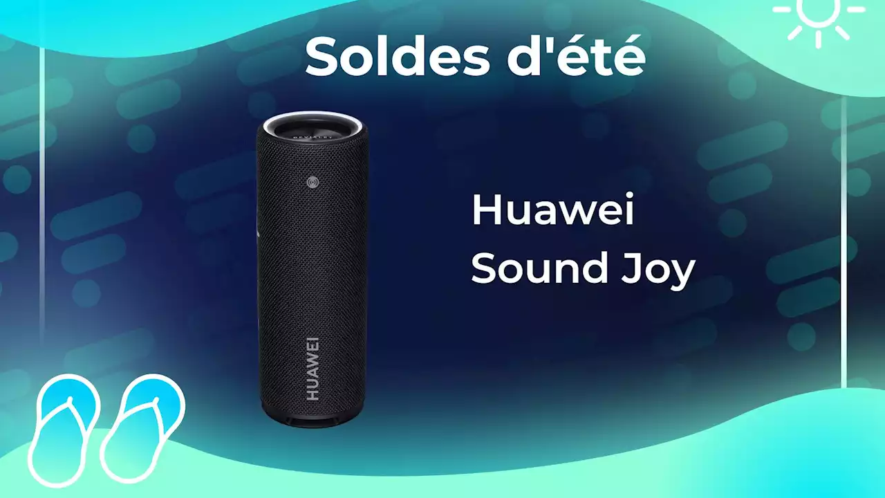 L'enceinte Huawei Sound Joy monte le son et passe sous la barre des 90 euros