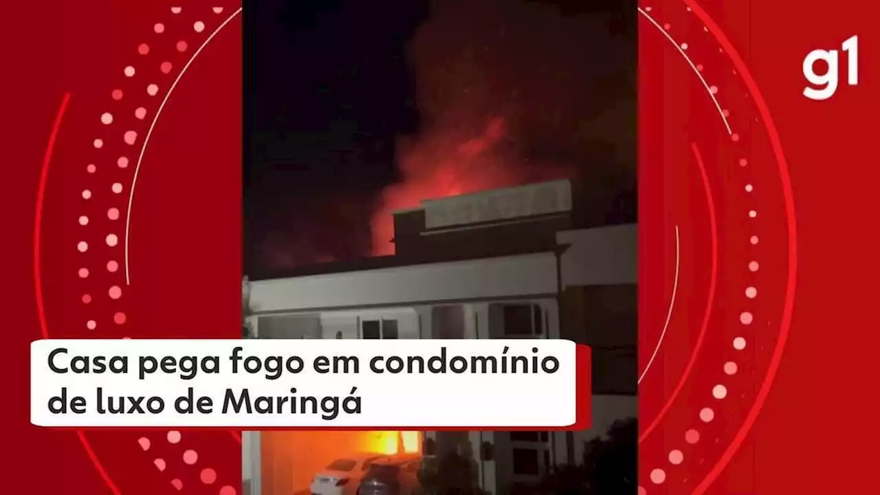 Babá e bebê morrem em incêndio em casa dentro de condomínio de luxo em Maringá, dizem Bombeiros