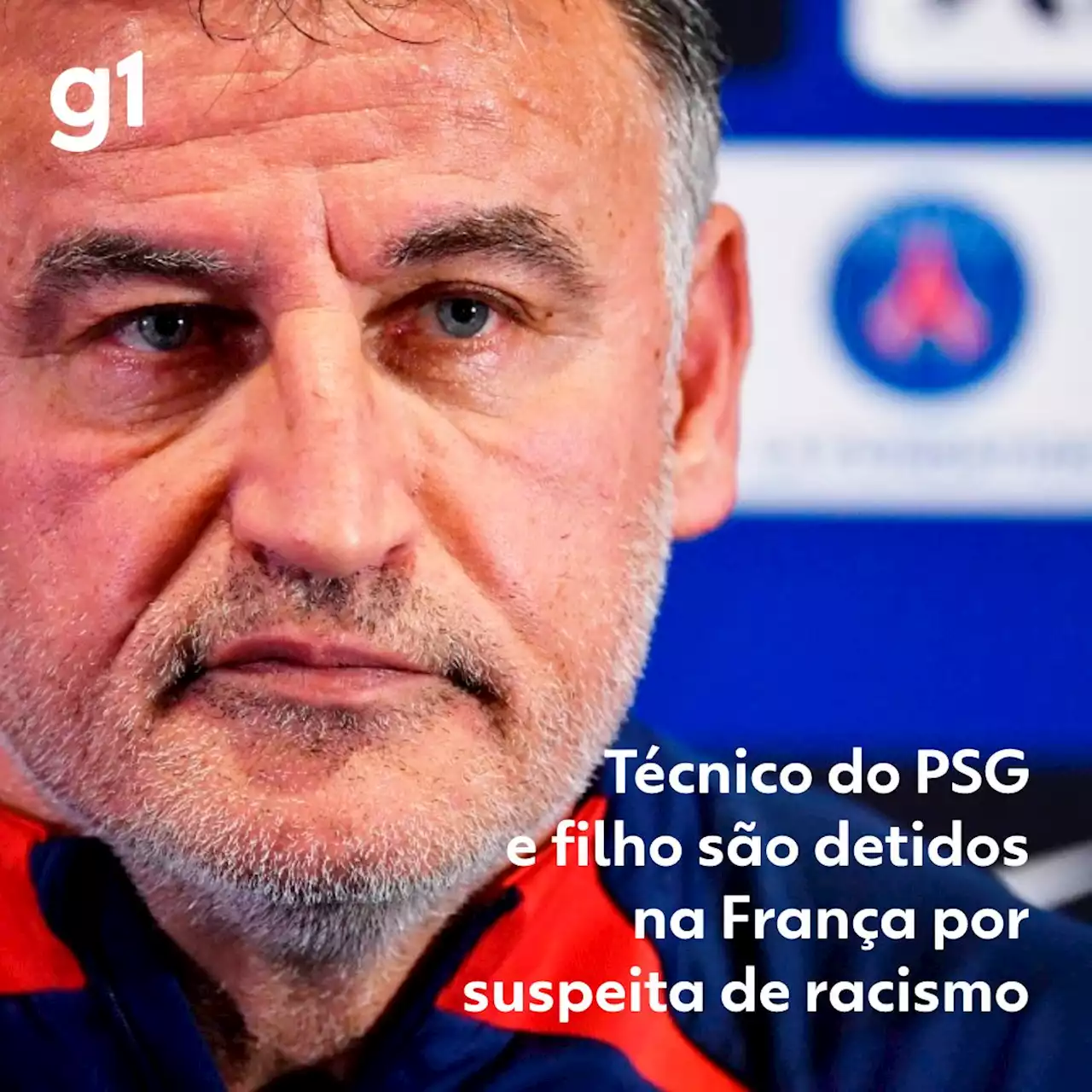 Técnico do PSG e seu filho são detidos por suspeitas de discriminação na França, segundo agência francesa