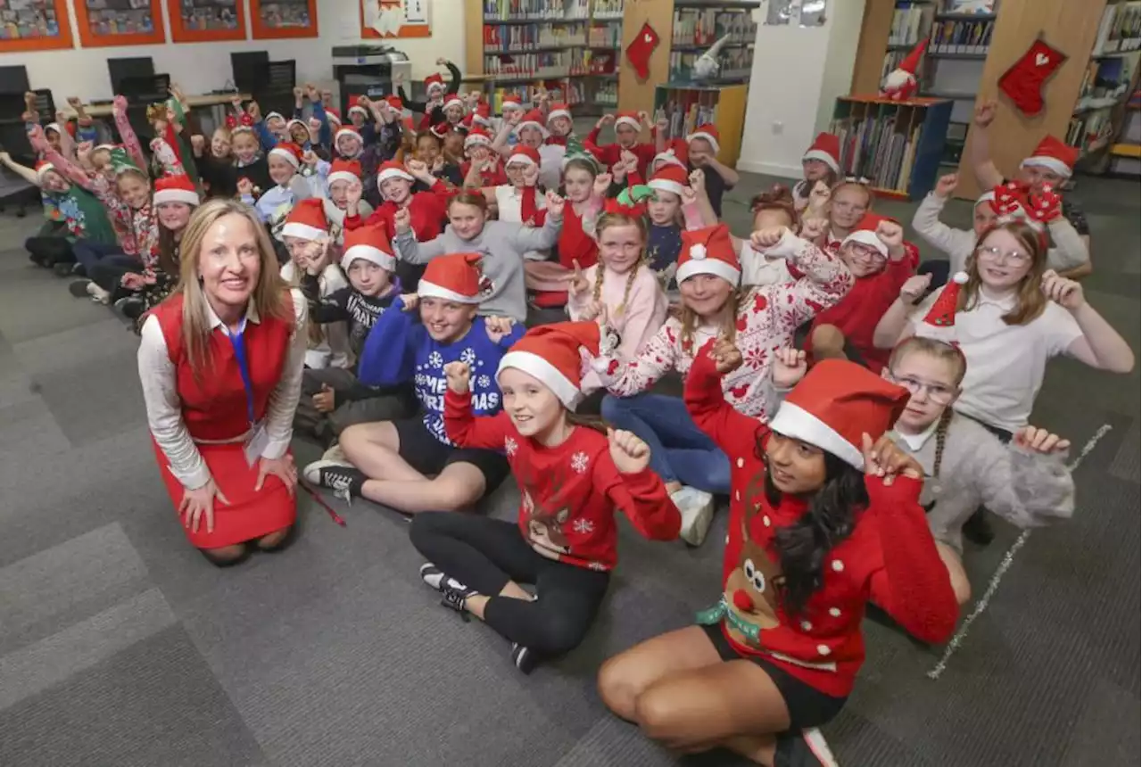 Glasgow children enjoy 'Christmas in June' filming with top author