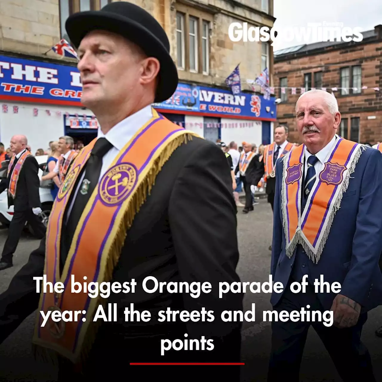 The biggest Orange parade of the year: All the streets and meeting points