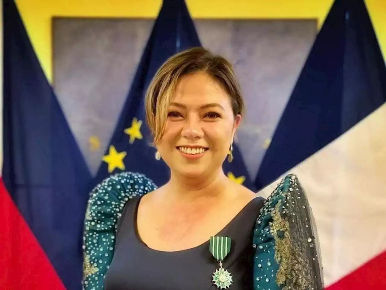 Liza Diño is the first Filipina to become French knight in the field of cinema