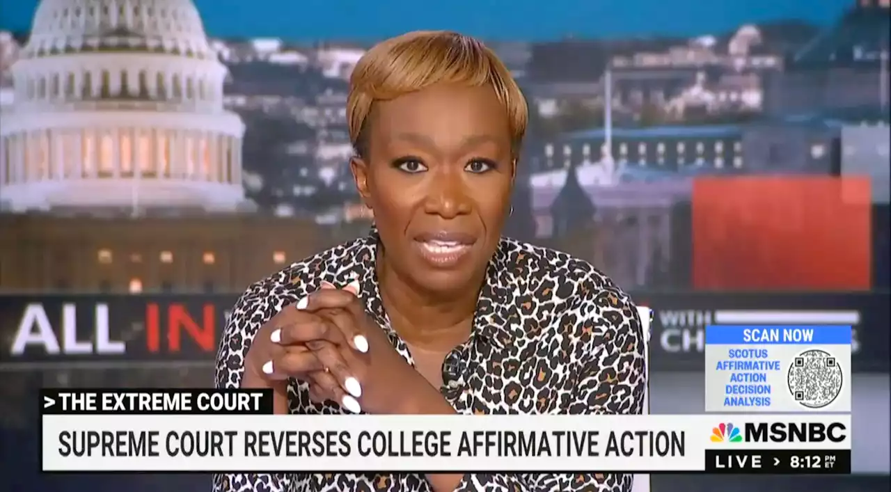 Joy Reid Rips Clarence Thomas' 'Cold Rage' For Aiding The Affirmative Action Reversal