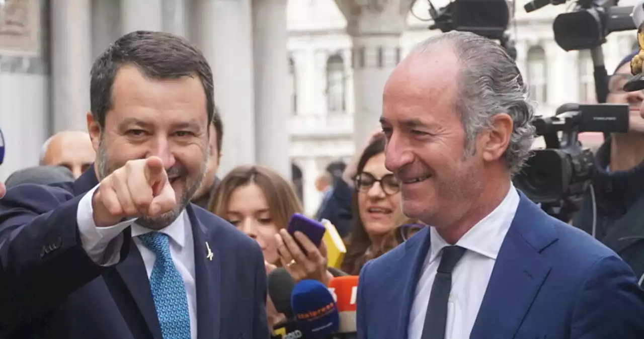 Salvini apre al quarto mandato di Zaia, e così lo tiene in pugno