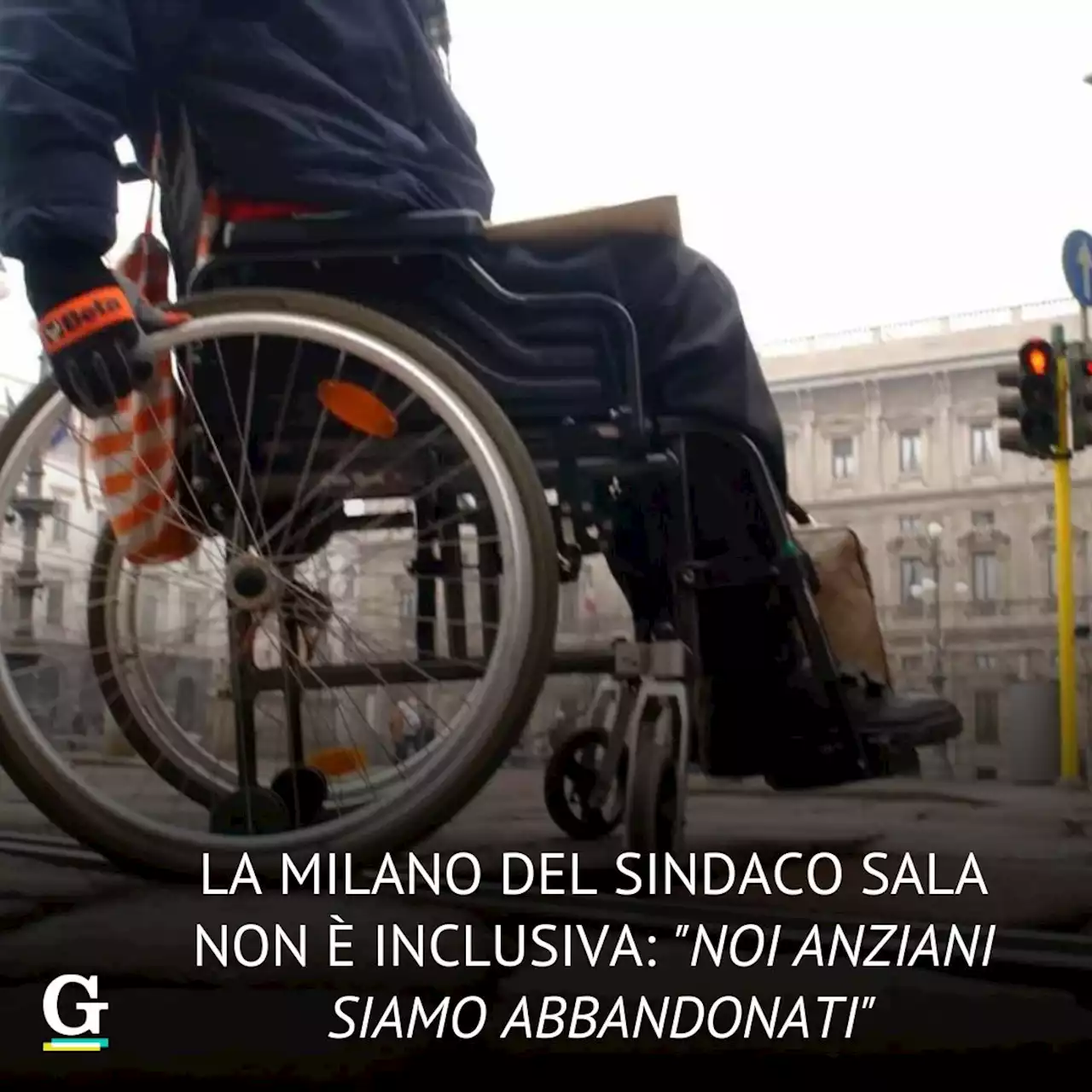 La Milano del sindaco Sala non è inclusiva: 'Noi anziani siamo abbandonati'