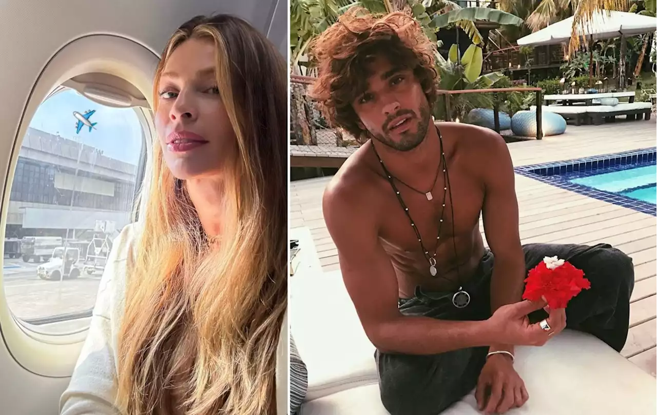 Grazi Massafera comemora aniversário de 41 anos com Marlon Teixeira na Bahia