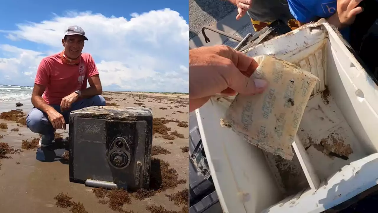 Pesquisador americano descobre cofre em praia, mas ‘tesouro’ encontrado é saco com dessecantes