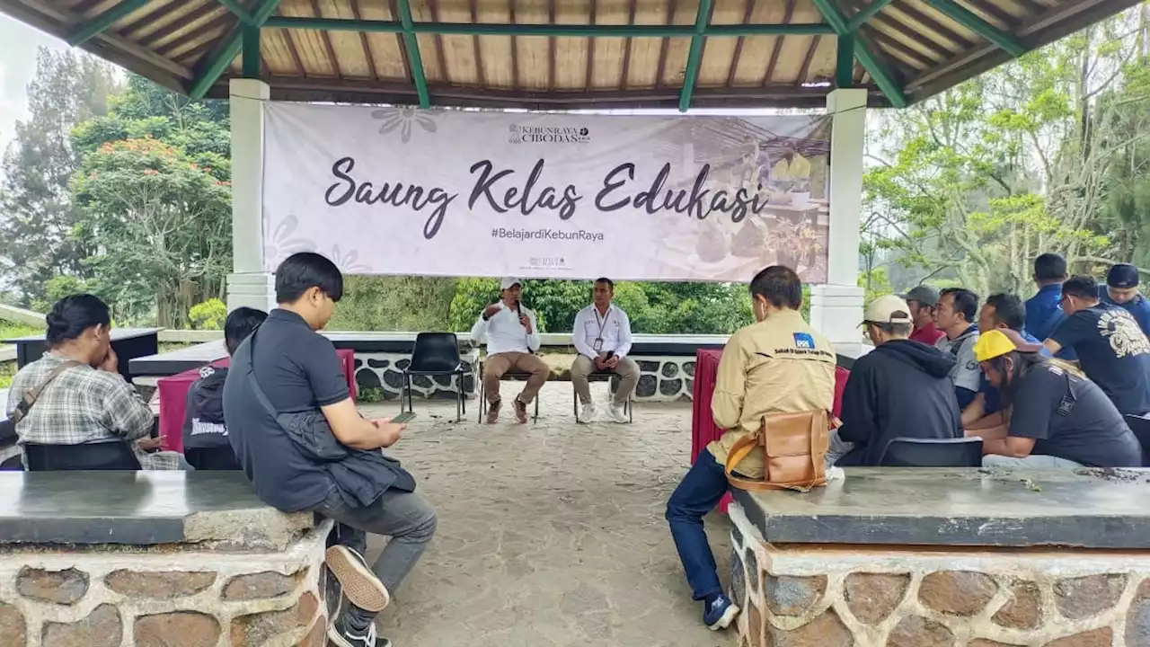 Kebun Raya Cibodas Hadirkan Saung Kelas Edukasi Untuk Masyarakat