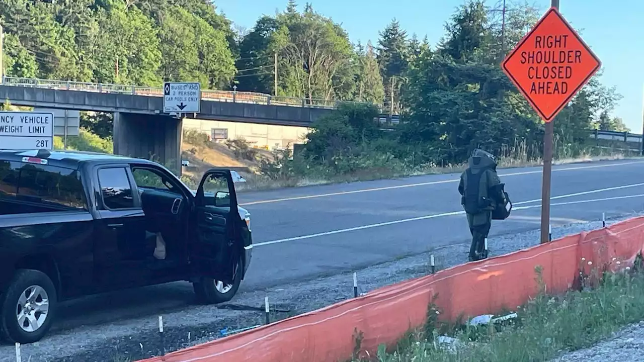 Driver near Newcastle finds homemade tennis ball explosive in truck