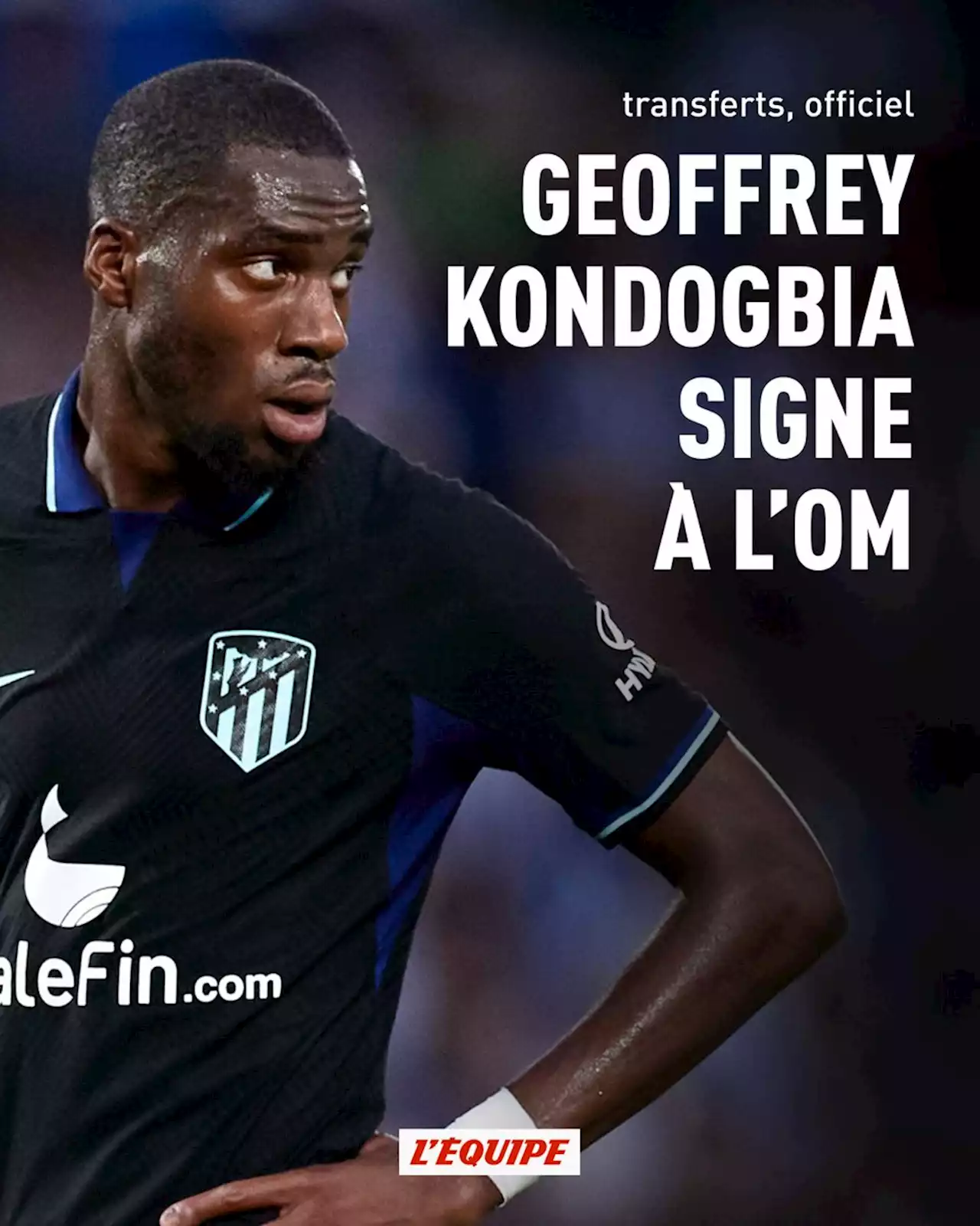 Transferts : l'OM officialise l'arrivée de Geoffrey Kondogbia