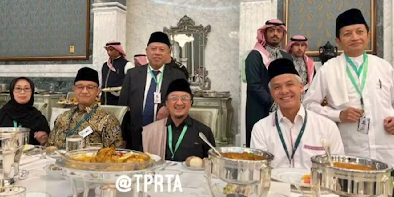 Momen Anies dan Ganjar Makan Siang Bersama Dijamu Raja Salman | merdeka.com