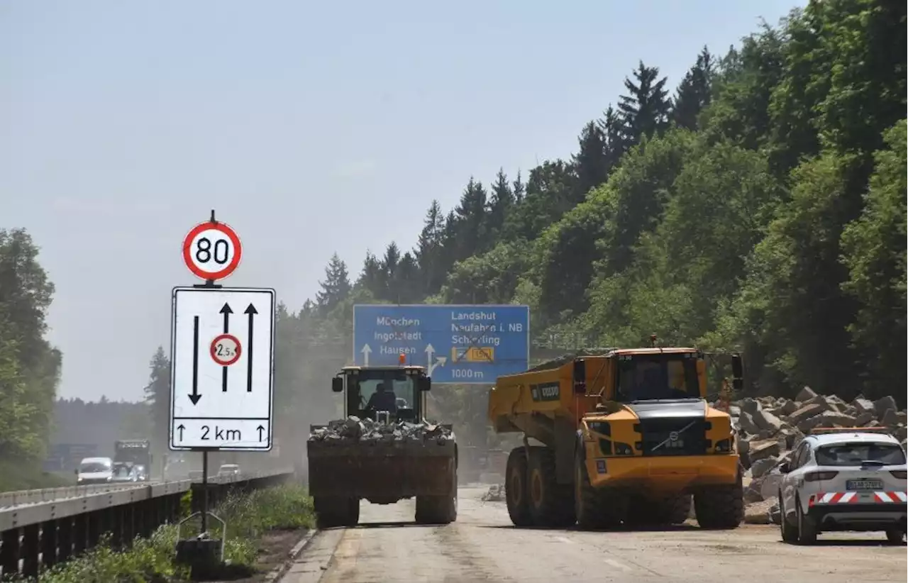 Ab 4. Juli: Die A93 wird in Richtung München vier Nächte lang gesperrt