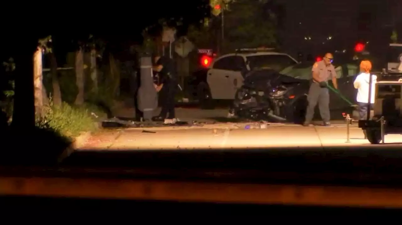 Woman and 5-year-old boy killed in tragic two-car crash in Van Nuys