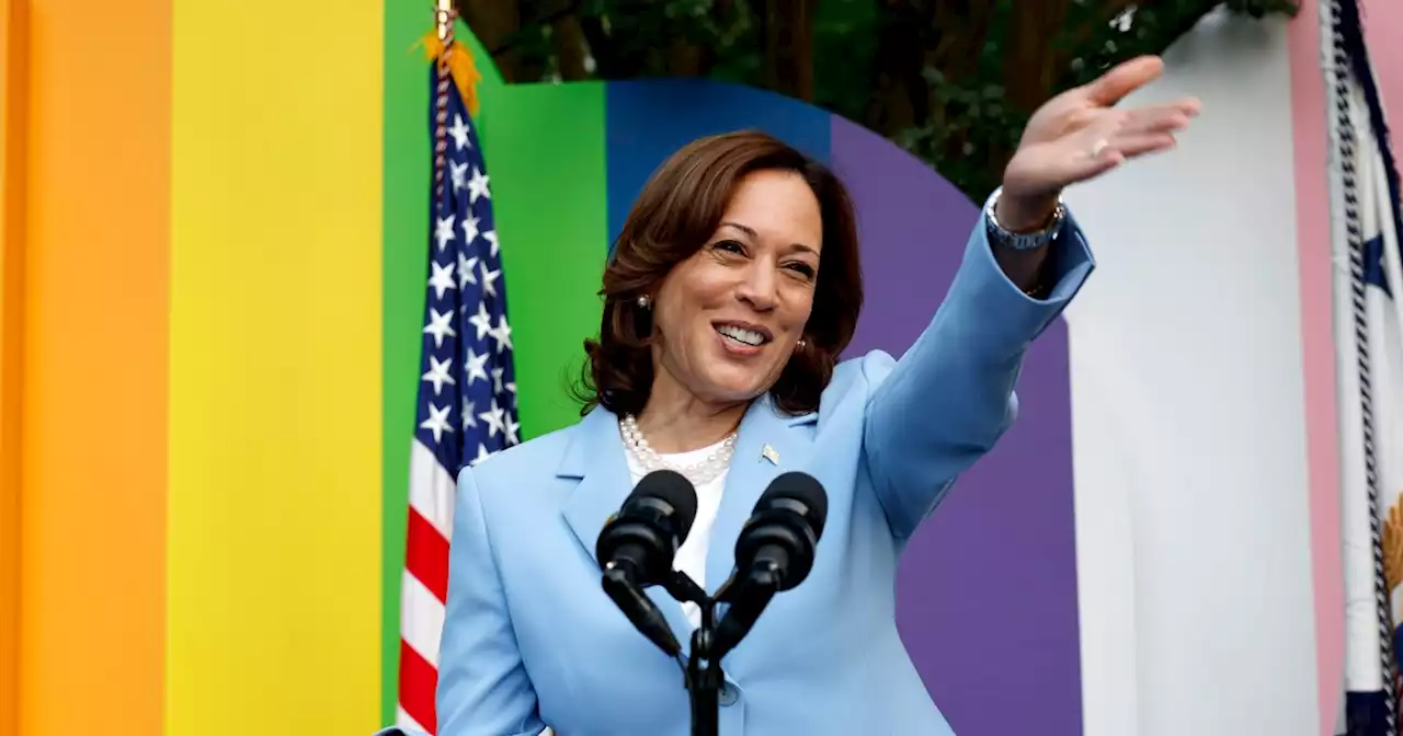 Kamala Harris slams lawmaking 'extremists' at LGBTQ Pride event