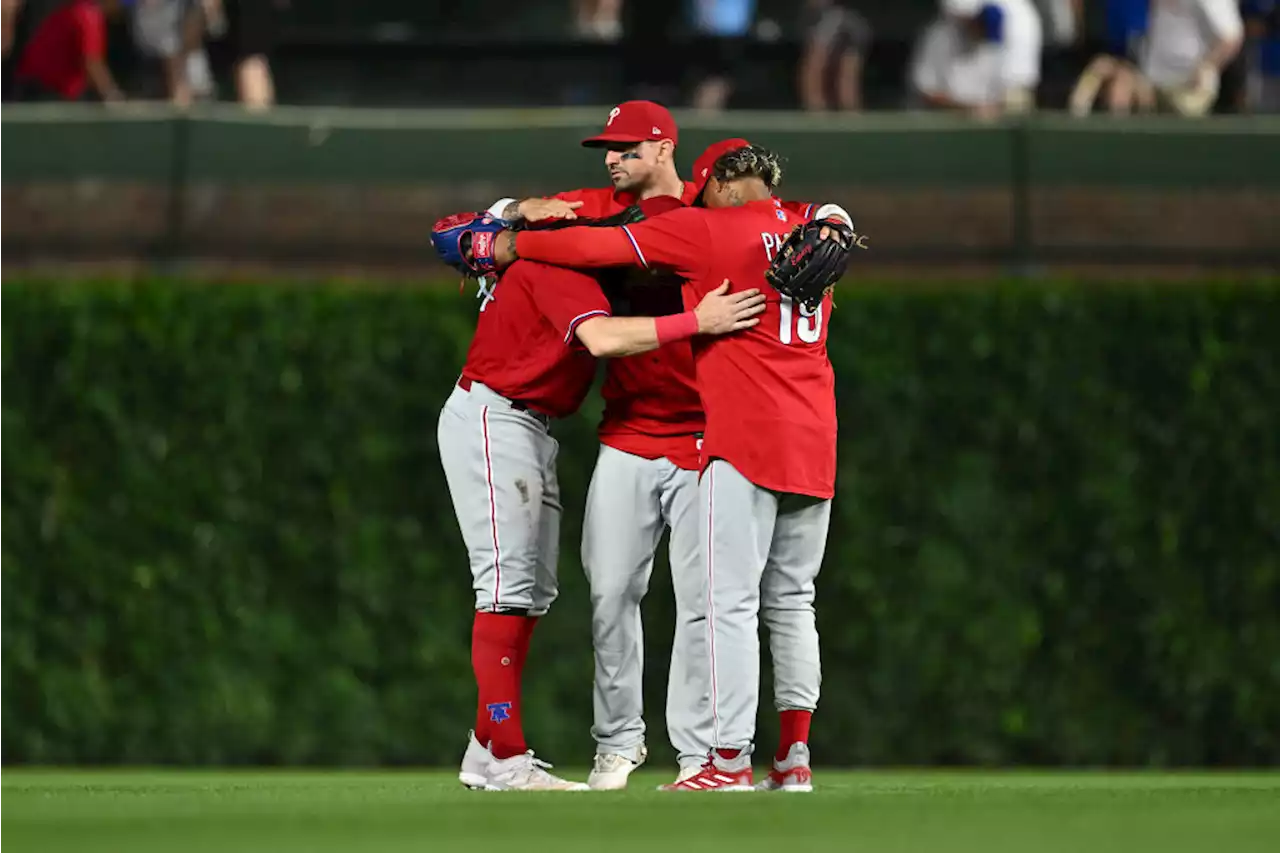 Phillies have their longest road winning streak in 40 years after Wrigley sweep