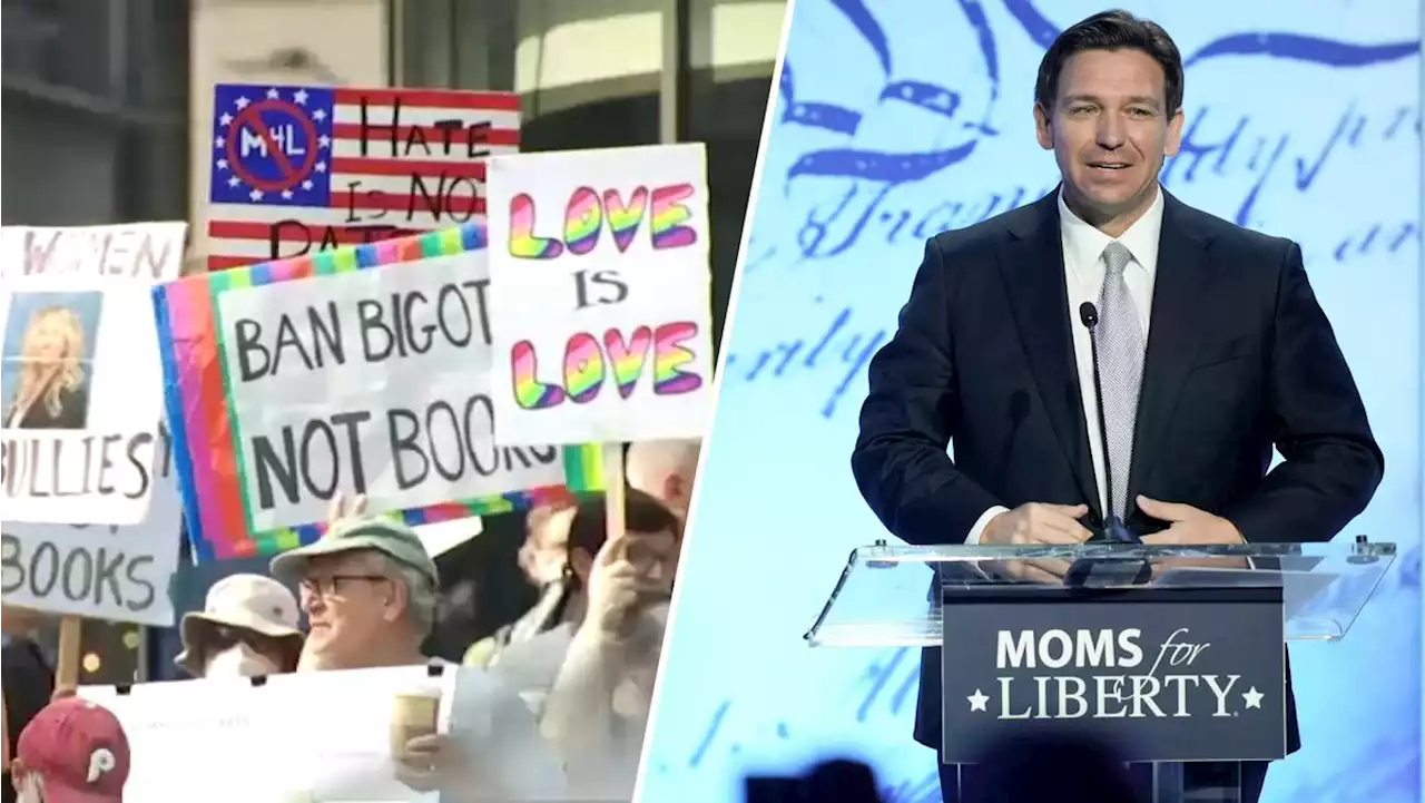 Trump, DeSantis speaking at the Moms for Liberty gathering in Philadelphia that draws protests