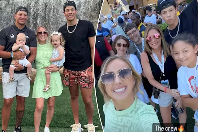 Brittany Mahomes shares sparkling Vegas outfit on Instagram