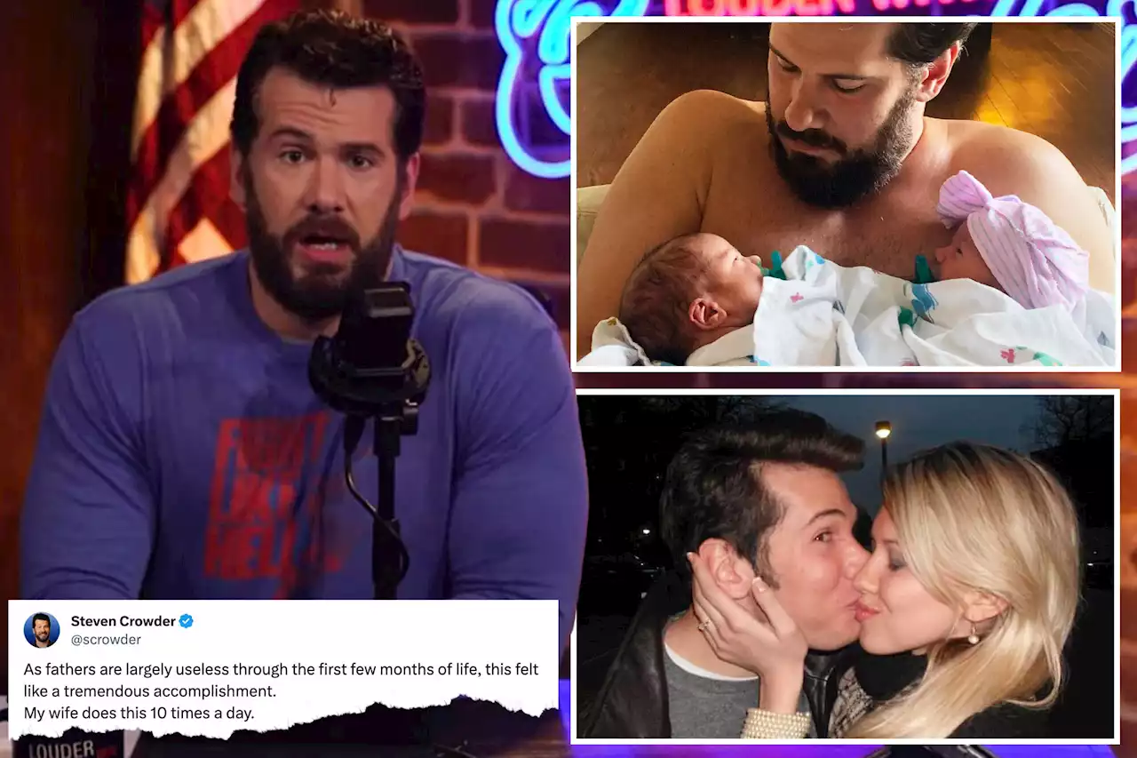 Steven Crowder demands full custody of twins, 1, despite calling dads ‘largely useless’