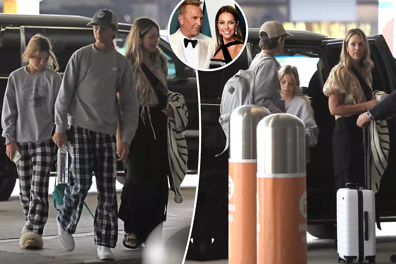 Kevin Costner’s estranged wife leaves town with their kids amid divorce drama