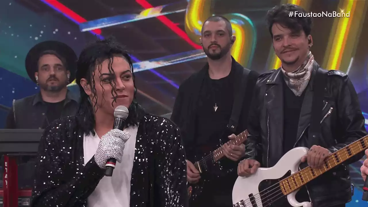 Rodrigo Teaser impressiona com tributo a Michael Jackson no Faustão: 'Está vivo'