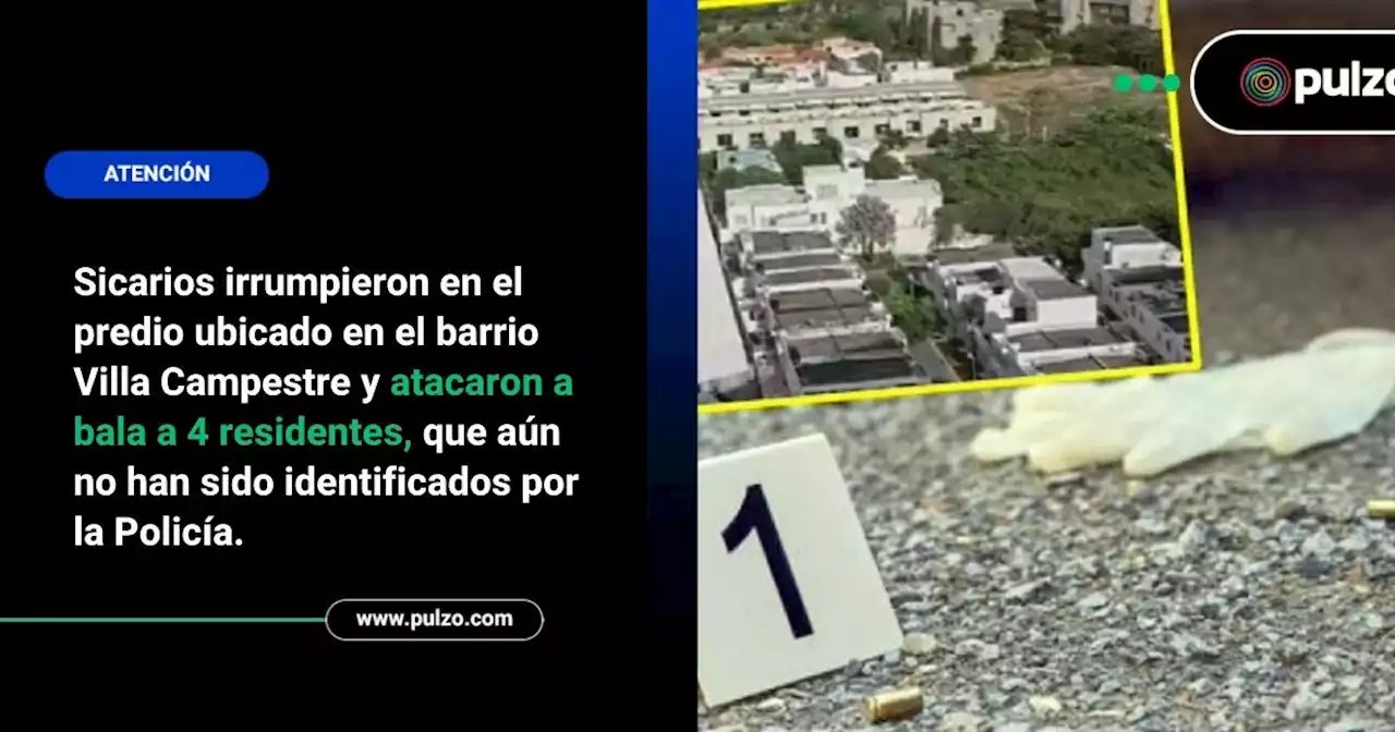 Papá, sus dos hijos y un sobrino, asesinados con fusil en conjunto estrato 6 de Barranquilla - Pulzo