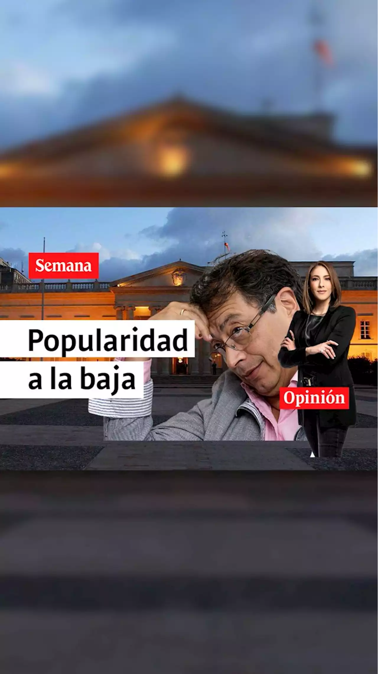 Atentos: aumenta la desaprobación del presidente Gustavo Petro y llega al 61 %, según Invamer