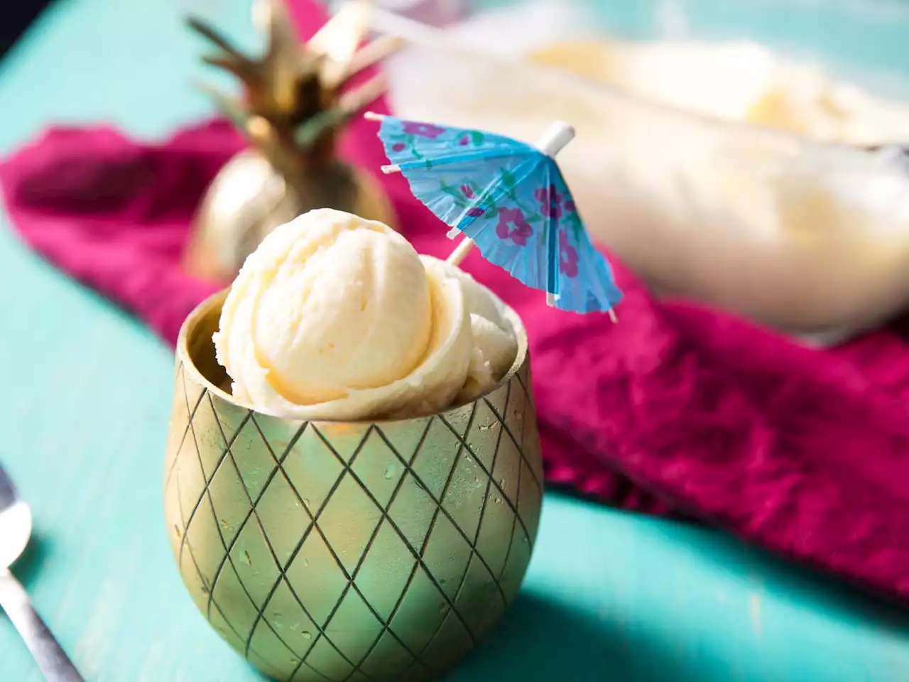 Fresh Pineapple Ice Cream Recipe