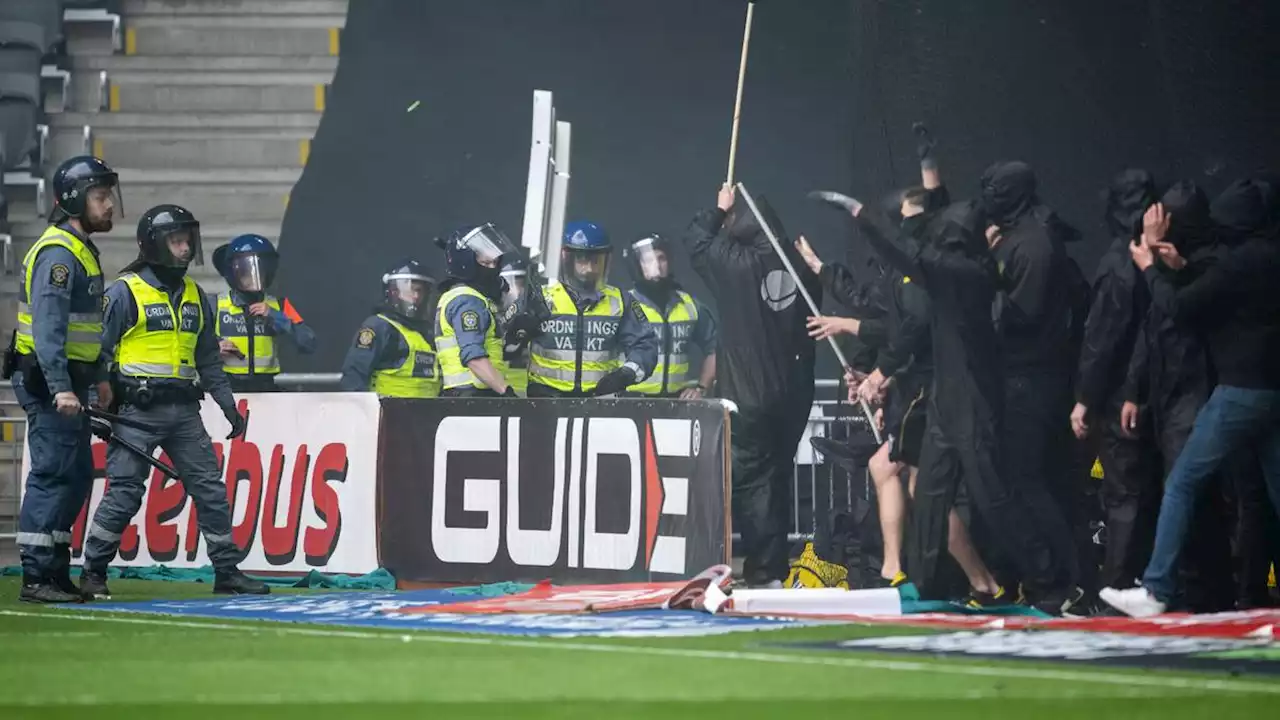 Fotboll: Polisen: Sju misstänkta efter skandalderbyt mellan Djurgården och AIK