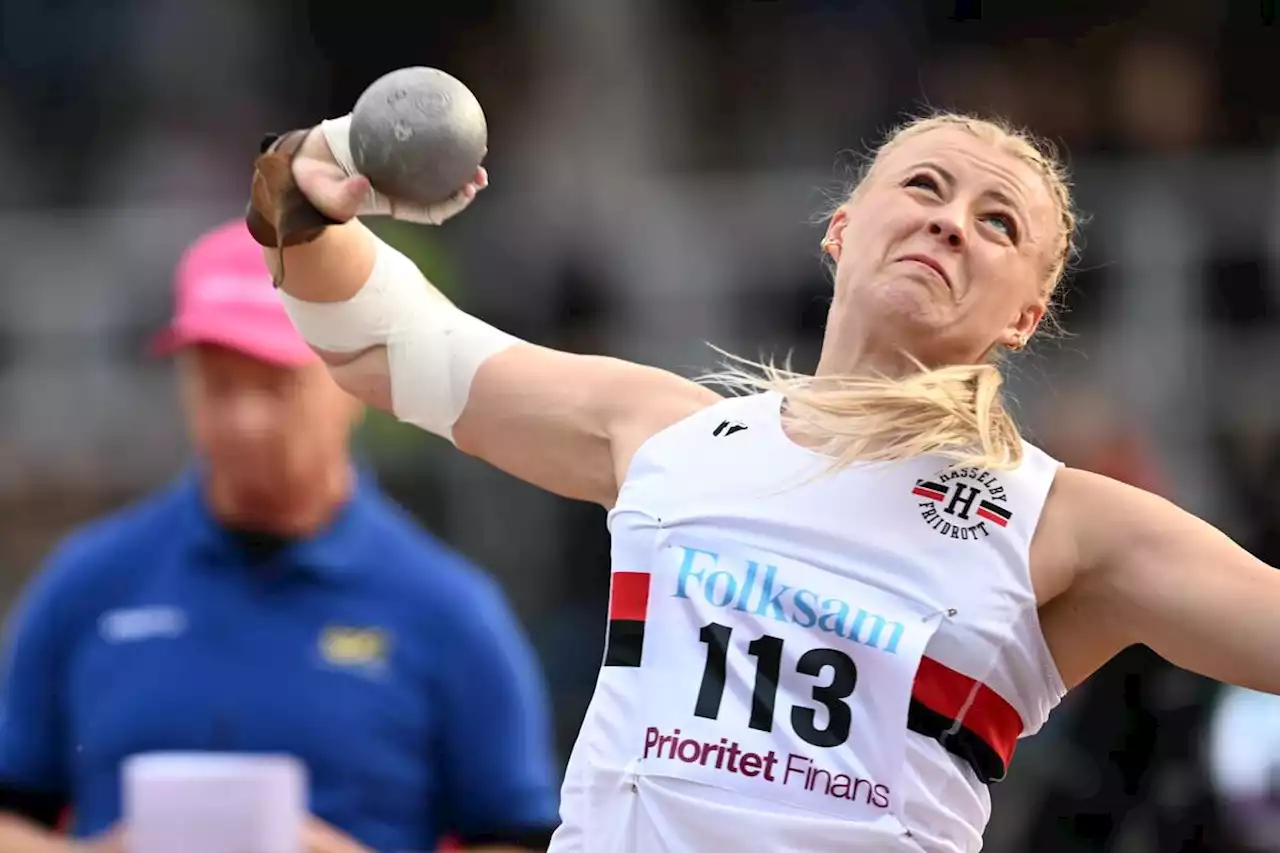 Friidrott: Stjärnskottet Axelina Johansson skadad – missar Diamond League i Stockholm