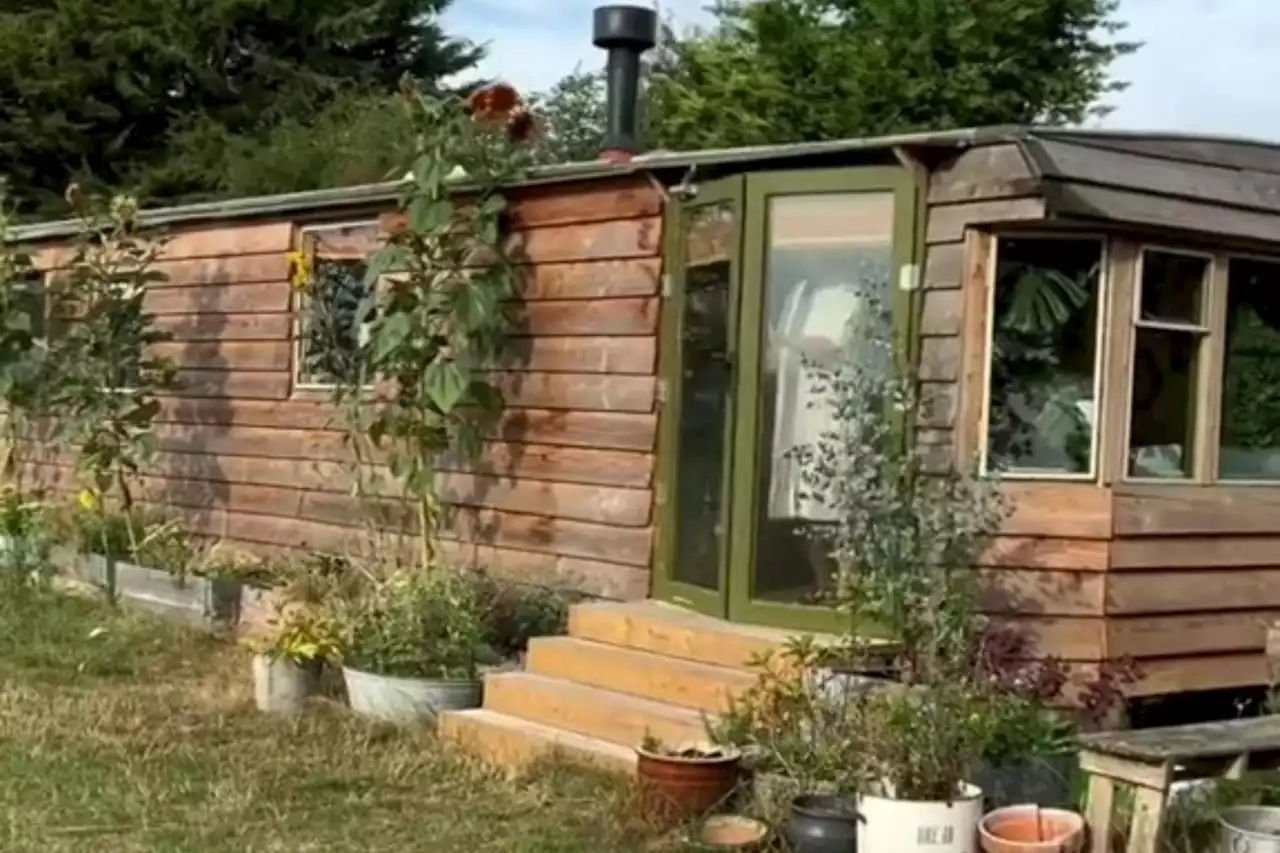 I transformed a grotty caravan I bought for just £150 into a perfect tiny home