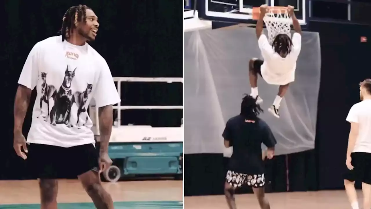 Jalen Ramsey Puts On Dunk Show In Pickup Basketball Game In Miami