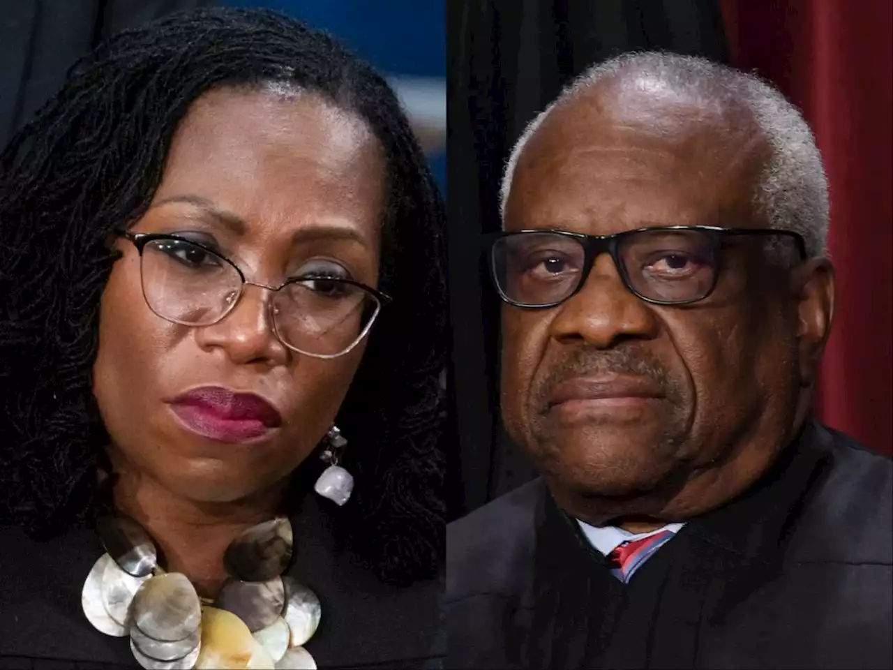 Ketanji Brown Jackson accuses Clarence Thomas of having 'an obsession with race consciousness' and relying on 'many more straw men' than can be listed in his affirmative action opinion