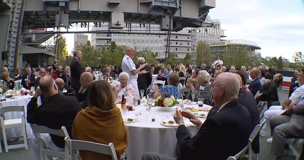 Battle of Midway veterans honored during ceremony aboard USS Midway