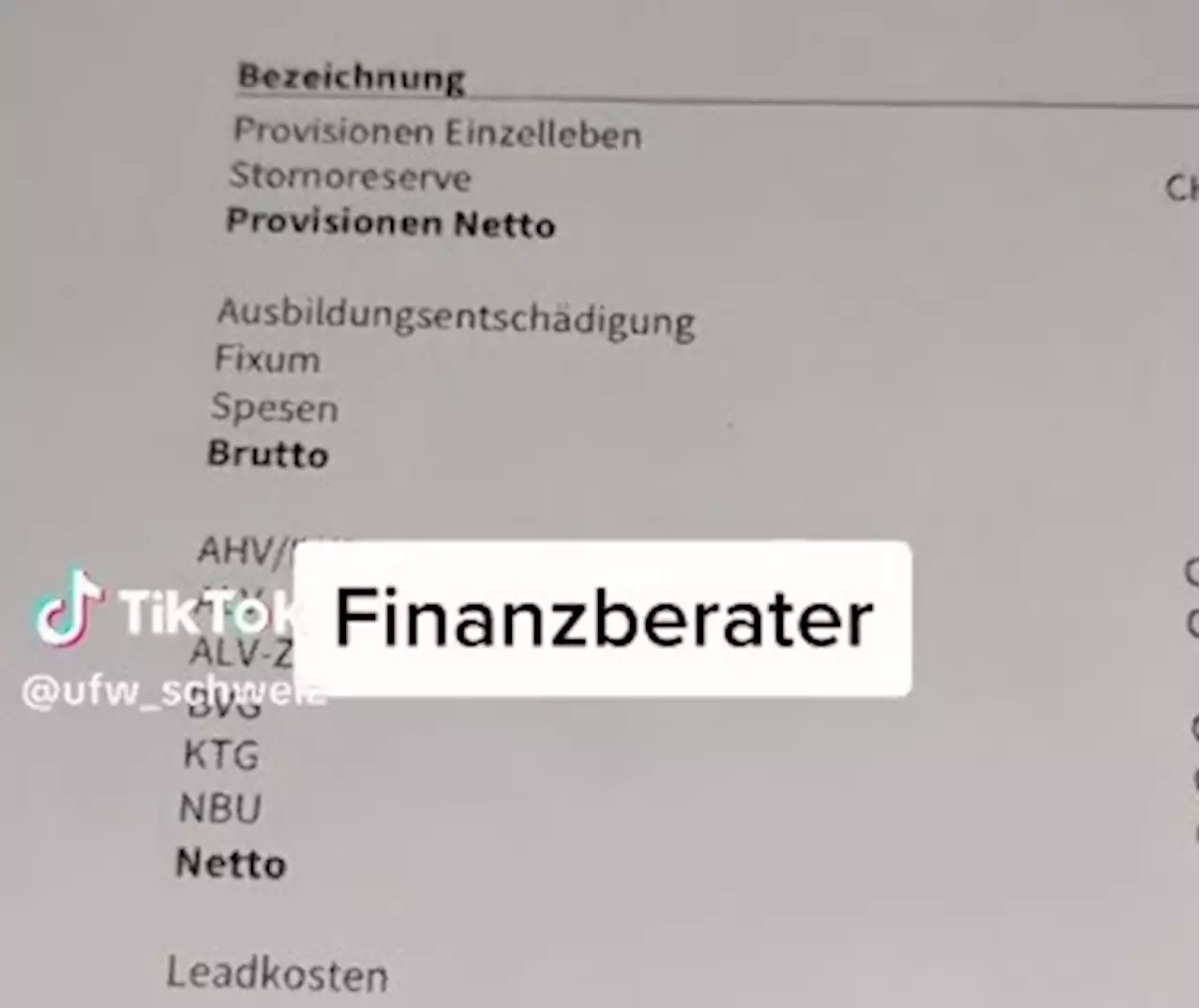 Lohnabrechnung geht auf Tiktok viral