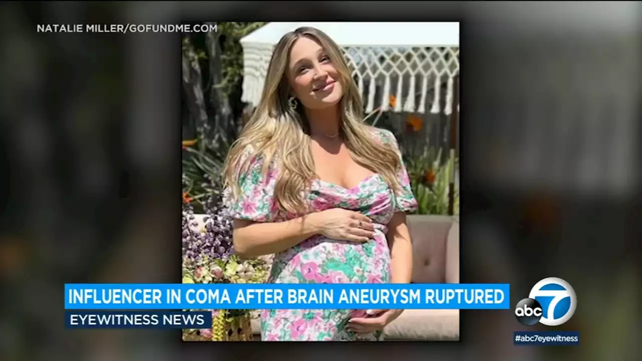 OC influencer in medically-induced coma after suffering brain aneurysm one week from due date