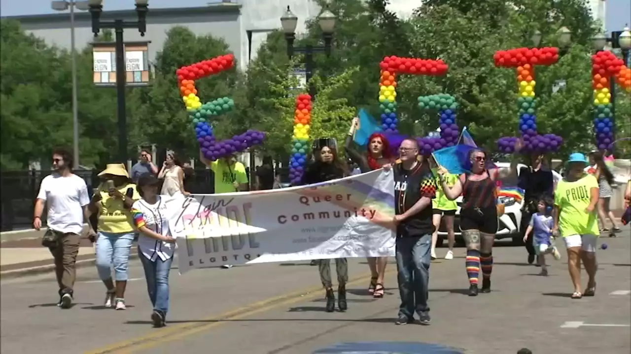 Elgin holds 1st-ever Pride Parade after COVID-19 delays