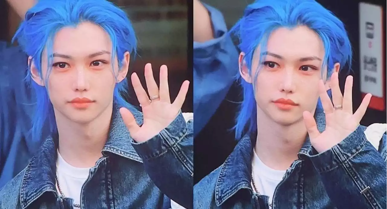 'I want to swim in his hair' Stray Kids fans are going crazy over Felix's new bright blue comeback hair color | allkpop