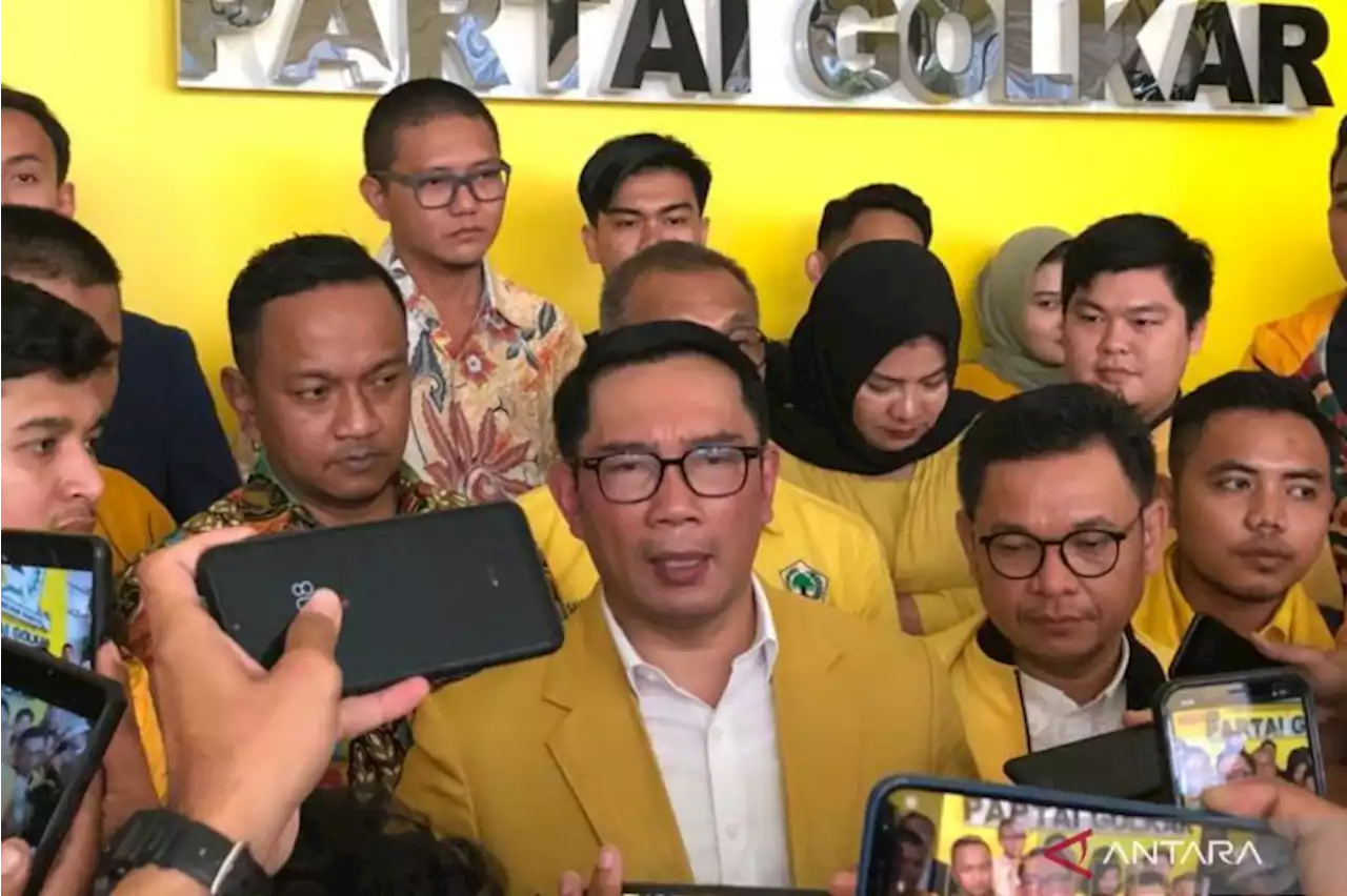 Ridwan Kamil tegaskan Golkar partai tanpa mahar