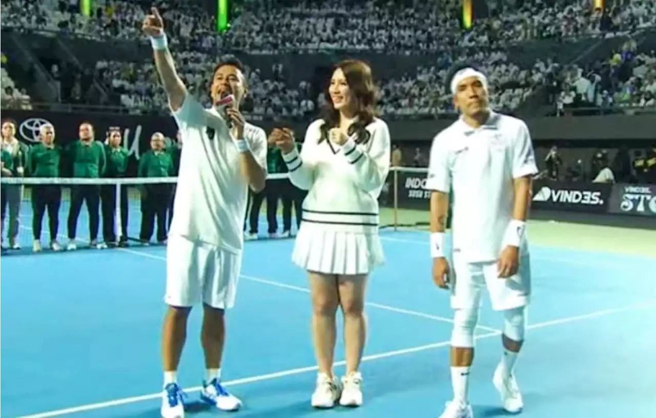 Raffi Ahmad Gagal Rayu Agnez Mo dan Pevita Pearce untuk Lagi-Lagi Tennis