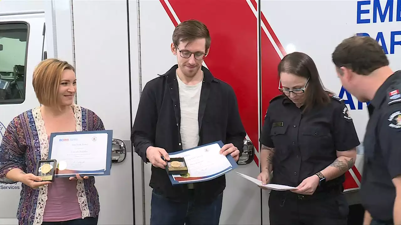 Three Courtenay workers awarded after saving manager's life