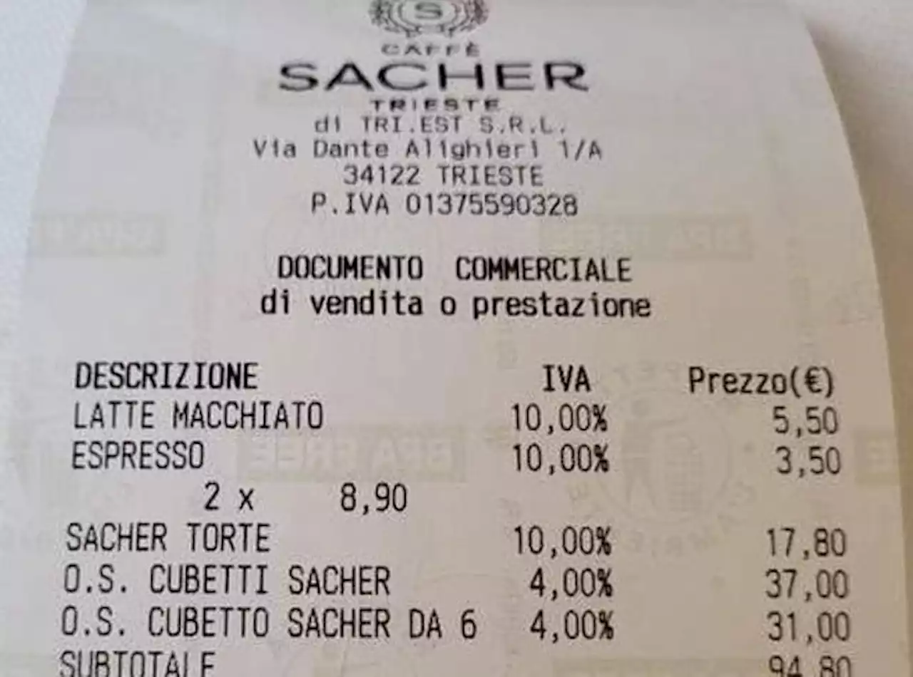 Il Caffè Sacher apre a Trieste, polemiche sui prezzi. Il sindaco Dipiazza: «Se hai i soldi vai, se no guardi»