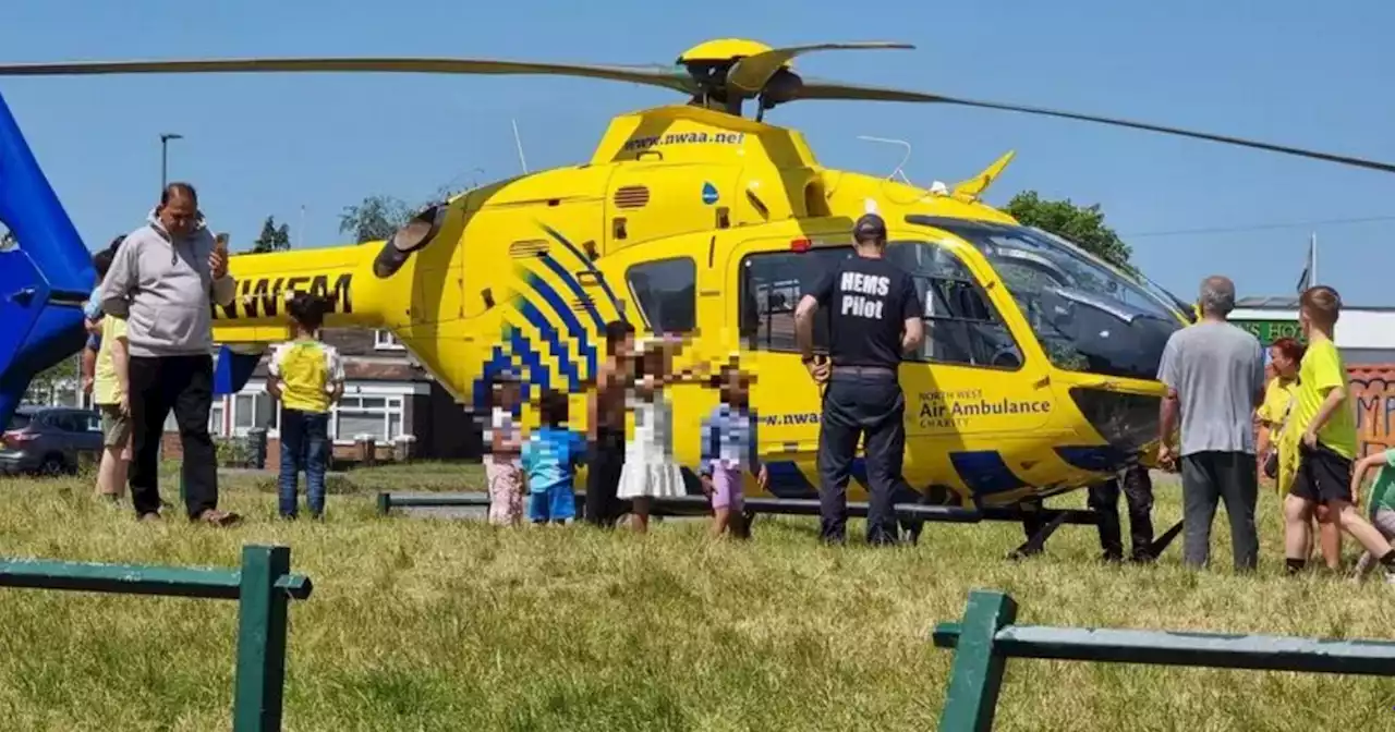 'Dog attack' sees child, 11, rushed to hospital by air ambulance