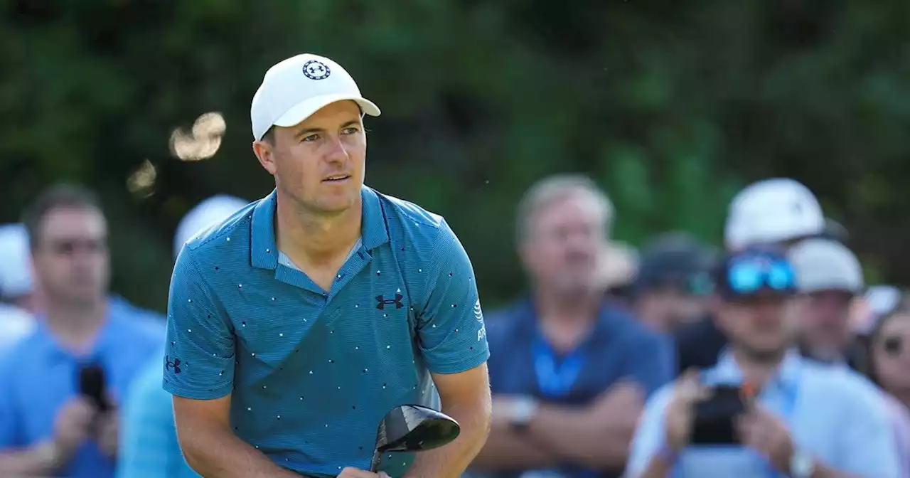 Watch: Jordan Spieth regroups after losing train of thought at Memorial Tournament