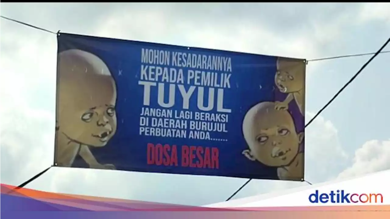 Heboh Spanduk 'Tuyul Dilarang Beraksi' di Tasik, Ini Kata Polisi-MUI