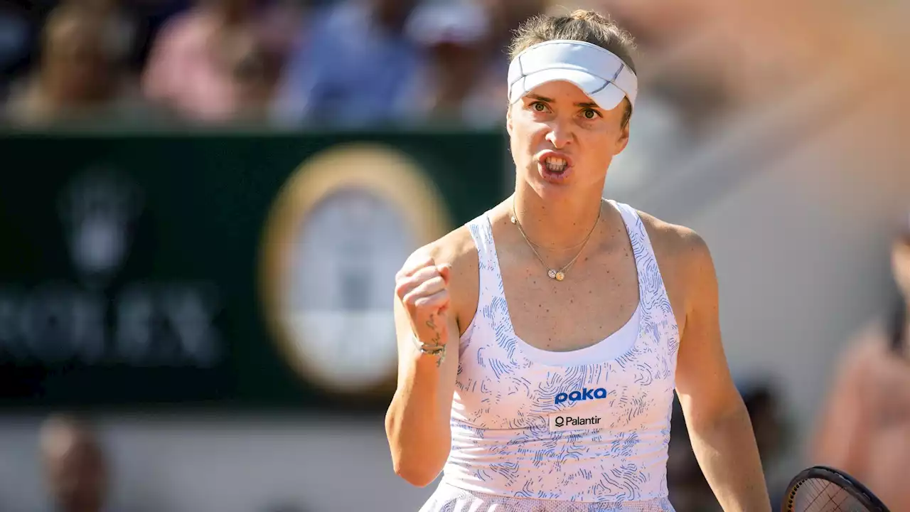 Roland-Garros 2023 | Elina Svitolina, une super maman en mission : 'Je me bats pour mon pays'