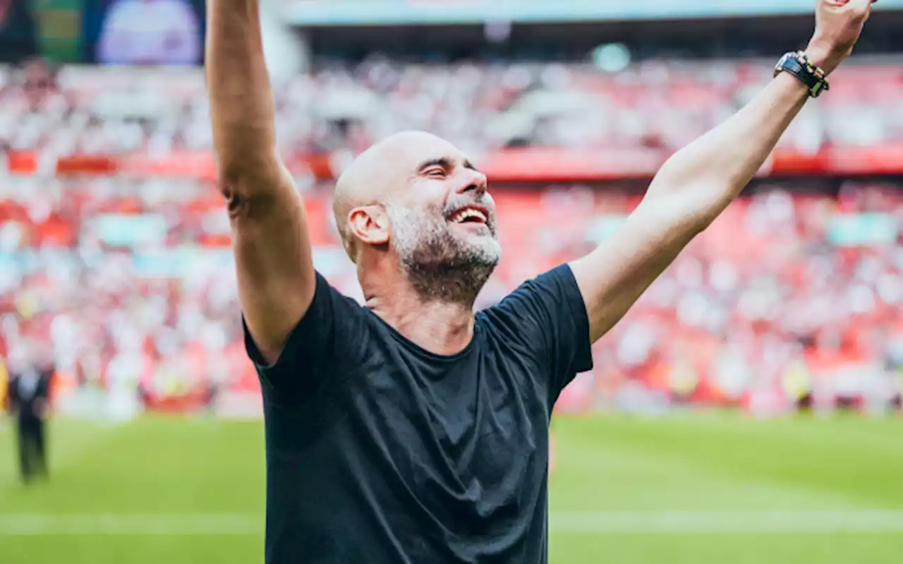 Guardiola targets Man City treble after FA Cup final win