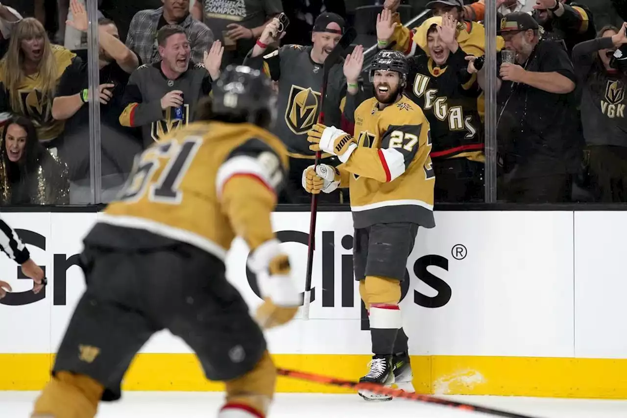 Golden Knights take 1-0 lead against the Panthers in Stanley Cup finals